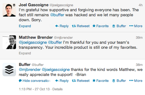 Buffer apology tweet1
