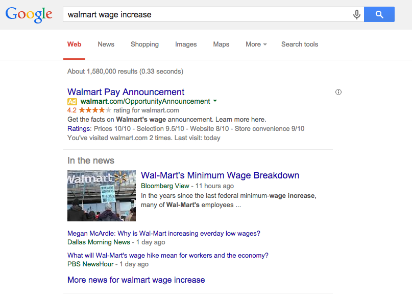 WMT paid search