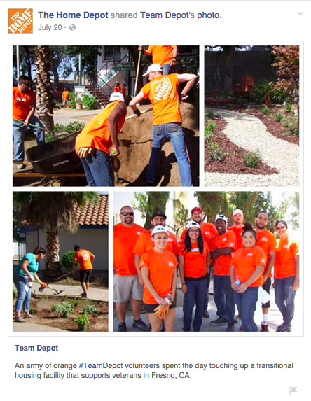 Home Depot Volunteers